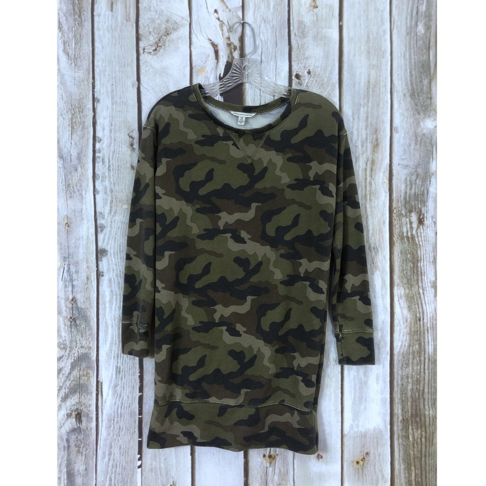 American Eagle Outfitters Camo Tunic Sweatshirt